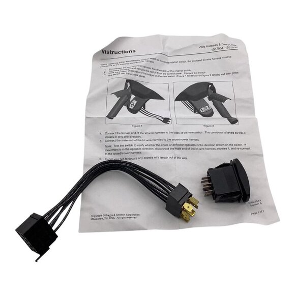 Briggs and Stratton 1687905 Wire Harness Adapter Kit Black - Picture 3 of 12